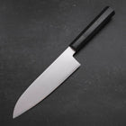 Santoku Chromax Polished Buffalo Ebony Handle 170mm (6.7”)-[Musashi]-[Japanese-Kitchen-Knives]
