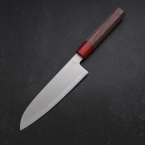 Santoku Chromax Polished Walnut Handle 170mm (6.7”)-[Musashi]-[Japanese-Kitchen-Knives]