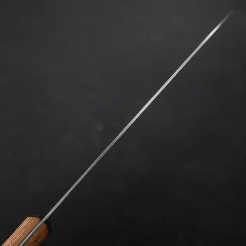 Santoku Chromax Tsuchime Brown Western Handle 165mm (6.5”)-[Musashi]-[Japanese-Kitchen-Knives]