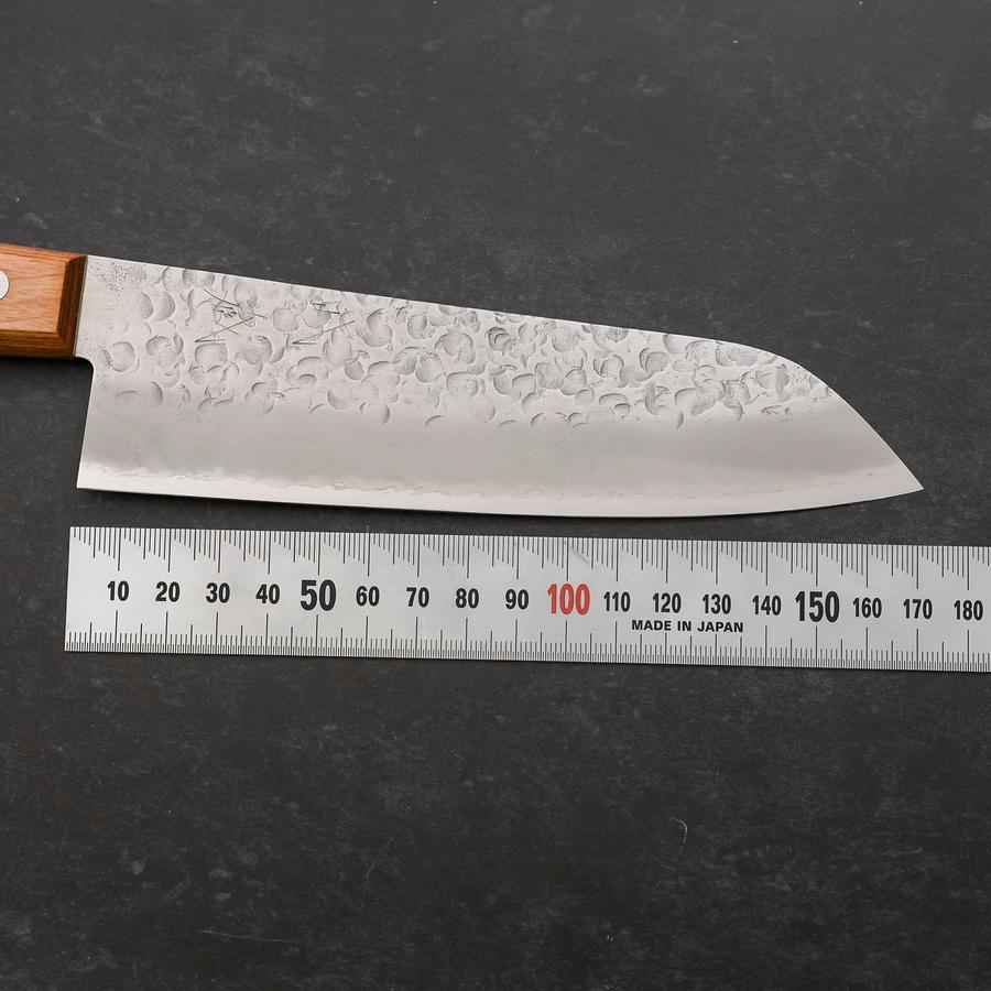 Santoku Chromax Tsuchime Brown Western Handle 165mm (6.5”) – MUSASHI