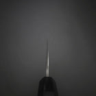 Santoku Cobalt Stainless HRC62 Kurouchi Damascus Buffalo Ebony Handle 165mm (6.5”)-[Musashi]-[Japanese-Kitchen-Knives]