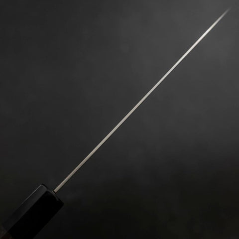 Santoku HAP-40 Polished Buffalo Ebony Handle 180mm (7”)-[Musashi]-[Japanese-Kitchen-Knives]
