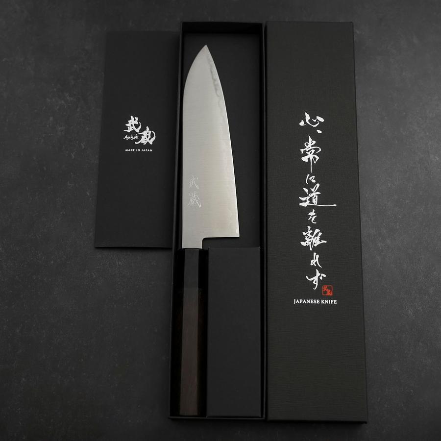 三徳 HAP40 磨き 黒檀水牛柄 180mm – MUSASHI
