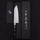Santoku HAP-40 Polished Western Handle 170mm (6.7”)-[Musashi]-[Japanese-Kitchen-Knives]