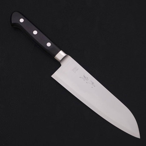 Santoku HAP-40 Polished Western Handle 170mm (6.7”)-[Musashi]-[Japanese-Kitchen-Knives]