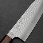 Santoku HAP-40 Tsuchime Red Urushi Handle 180mm-[Musashi]-[Japanese-Kitchen-Knives]