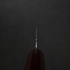 Santoku HAP-40 Tsuchime Red Urushi Handle 180mm-[Musashi]-[Japanese-Kitchen-Knives]