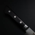 Santoku Molybdenum Polished Western Black Handle 175mm (6.8”)-[Musashi]-[Japanese-Kitchen-Knives]