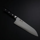 Santoku Molybdenum Polished Western Black Handle 175mm (6.8”)-[Musashi]-[Japanese-Kitchen-Knives]