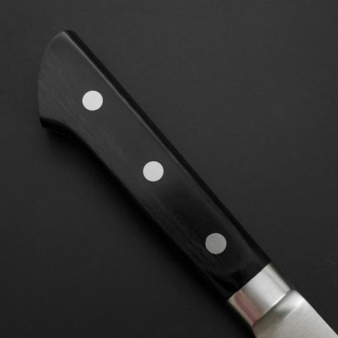 Santoku Molybdenum Polished Western Black Handle 175mm-[Musashi]-[Japanese-Kitchen-Knives]