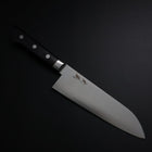 Santoku Molybdenum Polished Western Black Handle 175mm-[Musashi]-[Japanese-Kitchen-Knives]