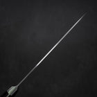 Santoku Molybdenum Polished Western Black Handle 180mm (7”)-[Musashi]-[Japanese-Kitchen-Knives]