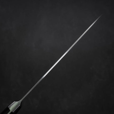 Santoku Molybdenum Polished Western Black Handle 180mm (7”)-[Musashi]-[Japanese-Kitchen-Knives]