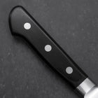Santoku Molybdenum Polished Western Black Handle 180mm (7”)-[Musashi]-[Japanese-Kitchen-Knives]