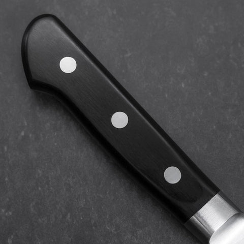 Santoku Molybdenum Polished Western Black Handle 180mm (7”)-[Musashi]-[Japanese-Kitchen-Knives]