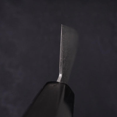 Santoku SG-2 Black Damascus Buffalo Ebony Handle 180mm-Damascus-SG-2-Japanese Handle-[Musashi]-[Japanese-Kitchen-Knives]