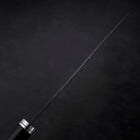 Santoku SG-2 Black Damascus Western Ebony Handle 180mm-[Musashi]-[Japanese-Kitchen-Knives]