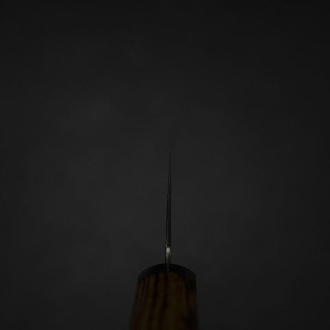 Santoku SG-2 Damascus Western Golden Ebony Handle 180mm-[Musashi]-[Japanese-Kitchen-Knives]