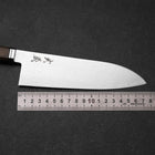 Santoku SG-2 Damascus Western Golden Ebony Handle 180mm-[Musashi]-[Japanese-Kitchen-Knives]
