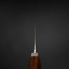 Santoku SG-2 Mirror Tsuchime Damascus Octagonal Mahogany Handle 180mm (7”)-[Musashi]-[Japanese-Kitchen-Knives]