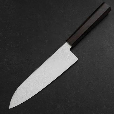Santoku SG-2 Nickel Damascus Ebony Handle 180mm (7”)-[Musashi]-[Japanese-Kitchen-Knives]