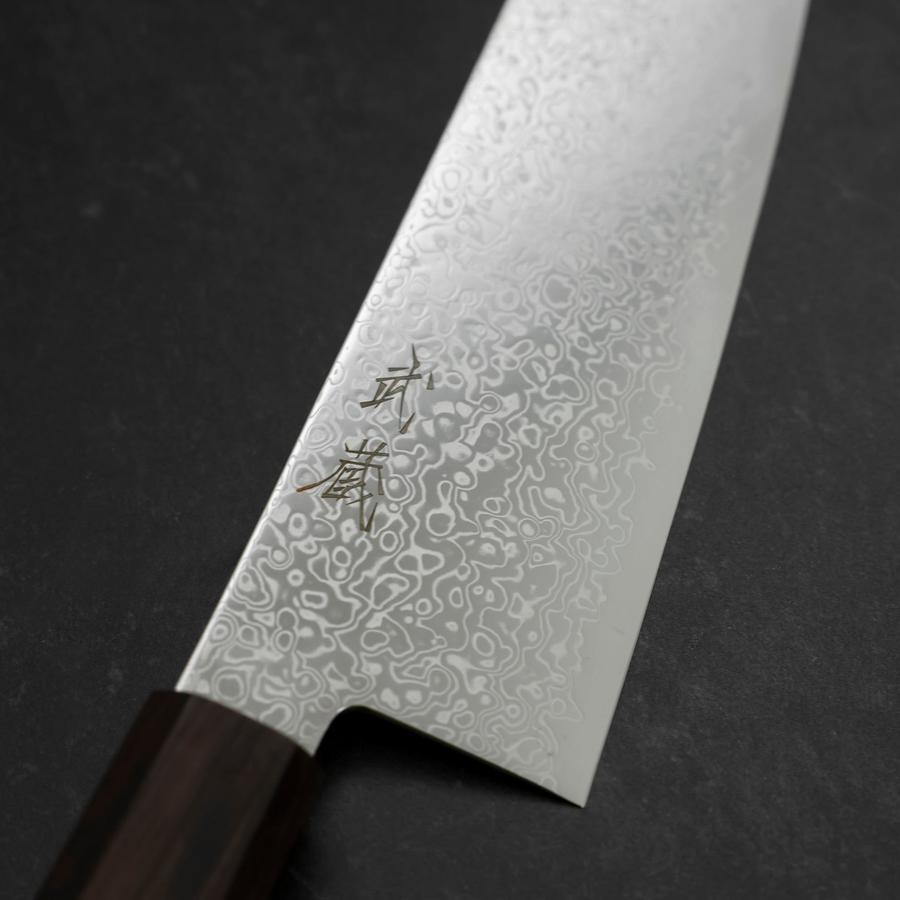三徳 VG-10 槌目ダマスカス 八角柄 180mm – MUSASHI