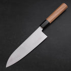 Santoku SG-2 Polished Buffalo Zelkova Handle 180mm (7”)-[Musashi]-[Japanese-Kitchen-Knives]