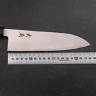 Santoku SG-2 Polished Buffalo Zelkova Handle 180mm (7”)-[Musashi]-[Japanese-Kitchen-Knives]