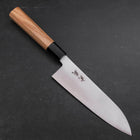 Santoku SG-2 Polished Buffalo Zelkova Handle 180mm (7”)-[Musashi]-[Japanese-Kitchen-Knives]