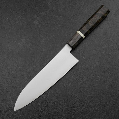 Santoku SG-2 Polished Maple Handle 180mm-[Musashi]-[Japanese-Kitchen-Knives]