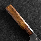Santoku SG-2 Polished Ovangkol Handle 180mm-[Musashi]-[Japanese-Kitchen-Knives]