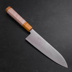 Santoku SG-2 Polished Yellow Maple Handle 180mm (7”)-[Musashi]-[Japanese-Kitchen-Knives]