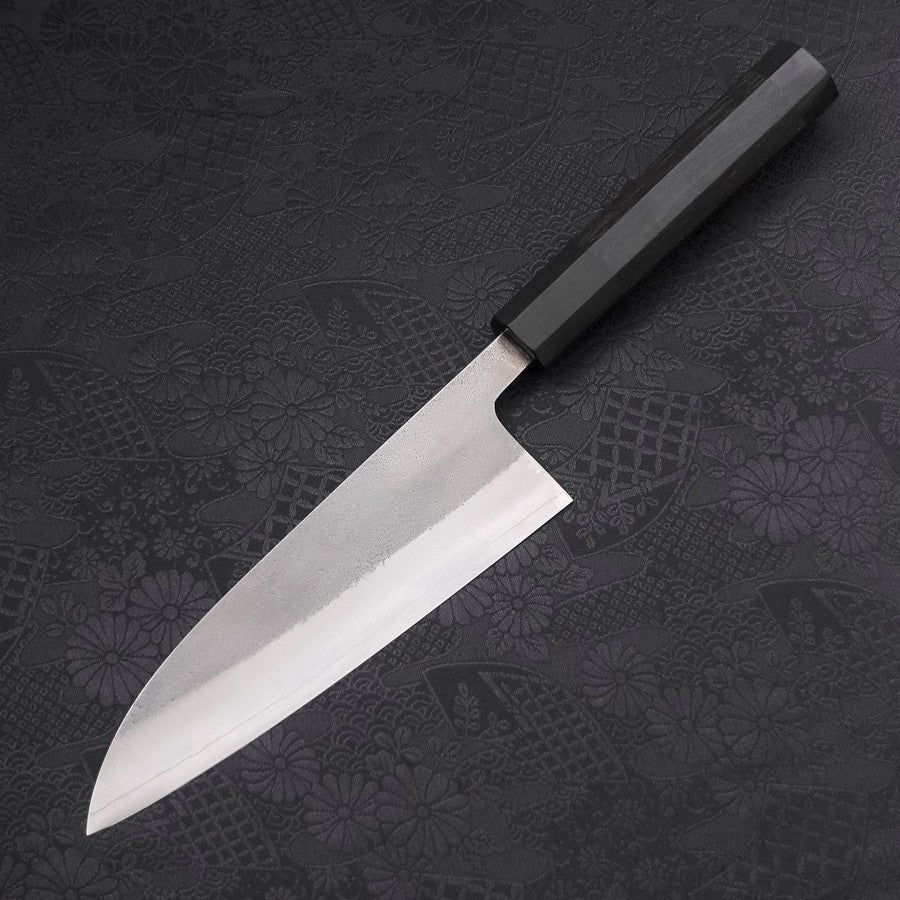 三徳 SKD11 梨地 黒檀水牛柄 165mm – MUSASHI