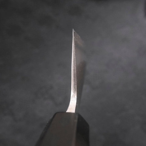 Santoku SKD11 Nashiji Ebony Handle 165mm (6.5”)-[Musashi]-[Japanese-Kitchen-Knives]