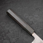 Santoku SKD11 Nashiji Ebony Handle 165mm (6.5”)-[Musashi]-[Japanese-Kitchen-Knives]