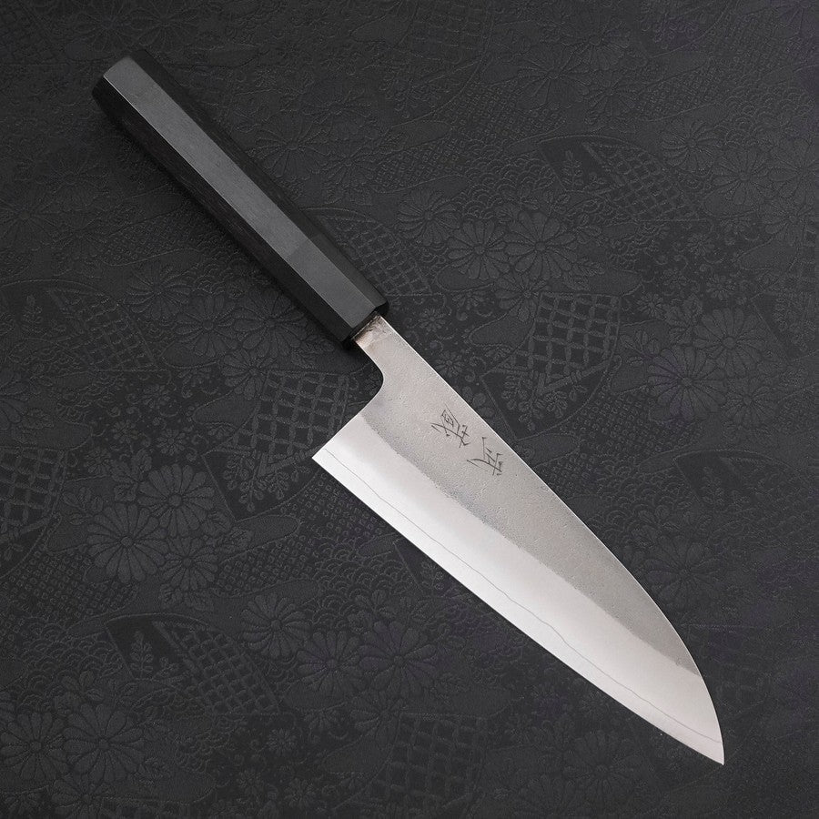 三徳 SKD11 梨地 黒檀水牛柄 165mm – MUSASHI