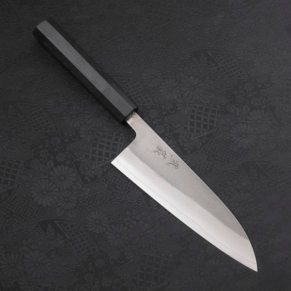 三徳 SKD11 梨地 黒檀水牛柄 165mm – MUSASHI