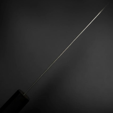 Santoku SLD Black Damascus Ebony Handle 170mm (6.7”)-[Musashi]-[Japanese-Kitchen-Knives]
