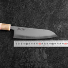 Santoku SLD Mirror Buffalo Light Pink Maple Handle 170mm (6.7”)-[Musashi]-[Japanese-Kitchen-Knives]