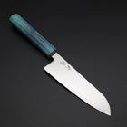 Santoku SLD Mirror Coral Shore Handle 170mm (6.7”)-[Musashi]-[Japanese-Kitchen-Knives]