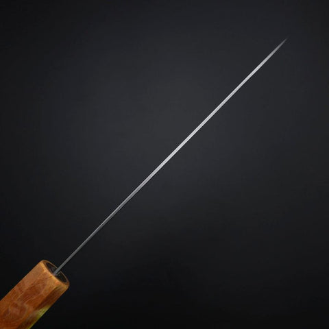 Santoku SLD Mirror Sunset Orange Handle 170mm (6.7”)-[Musashi]-[Japanese-Kitchen-Knives]