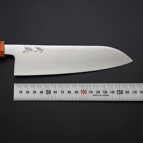 Santoku SLD Mirror Sunset Orange Handle 170mm (6.7”)-[Musashi]-[Japanese-Kitchen-Knives]
