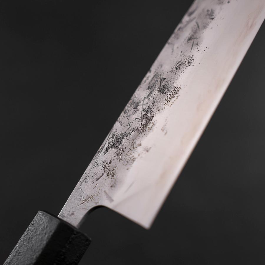 Santoku SLD Nashiji Washi Black Ishime Handle 165mm (6.5”) – MUSASHI