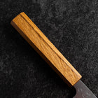 Santoku SLD Nashiji Washi Oak Handle 165mm (6.5”)-[Musashi]-[Japanese-Kitchen-Knives]