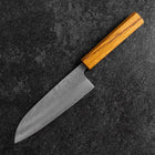 Santoku SLD Nashiji Washi Oak Handle 165mm-[Musashi]-[Japanese-Kitchen-Knives]