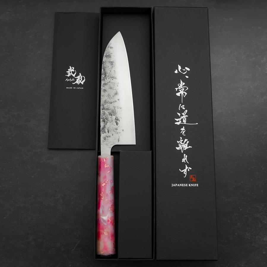 三徳 SLD粉末ハイス鋼 梨地和紙 焼漆柄 165mm – MUSASHI