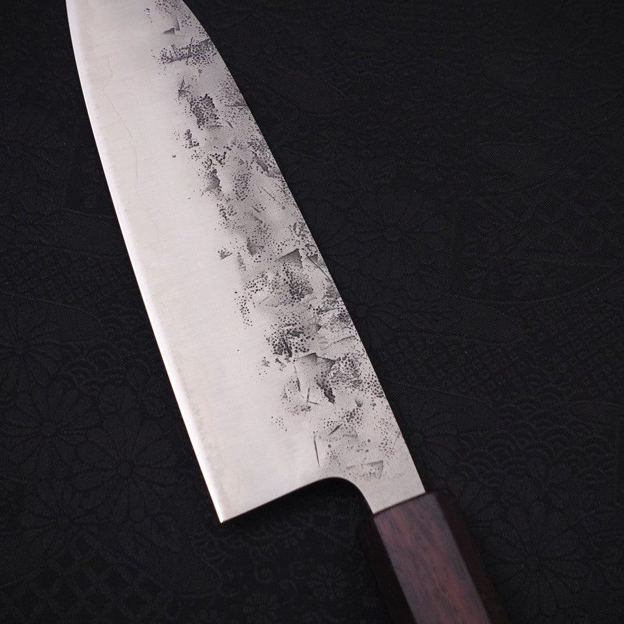 ◼︎/TUYOSHI/ ◼︎ Santoku SLD Nashiji Washi Purple Urushi Handle 165mm (6.5”) – MUSASHI