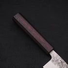 Santoku SLD Nashiji Washi Purple Urushi Handle 165mm (6.5”)-[Musashi]-[Japanese-Kitchen-Knives]