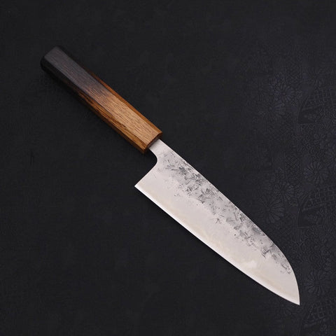 Santoku SLD Nashiji Washi Yaki Urushi Handle 165mm (6.5”)-[Musashi]-[Japanese-Kitchen-Knives]