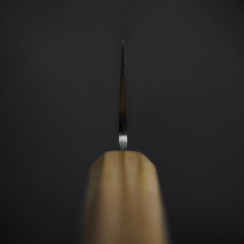 Santoku SLD Nickel Tsuchime Colored Damascus Olive Handle 170mm Limited Edition-[Musashi]-[Japanese-Kitchen-Knives]